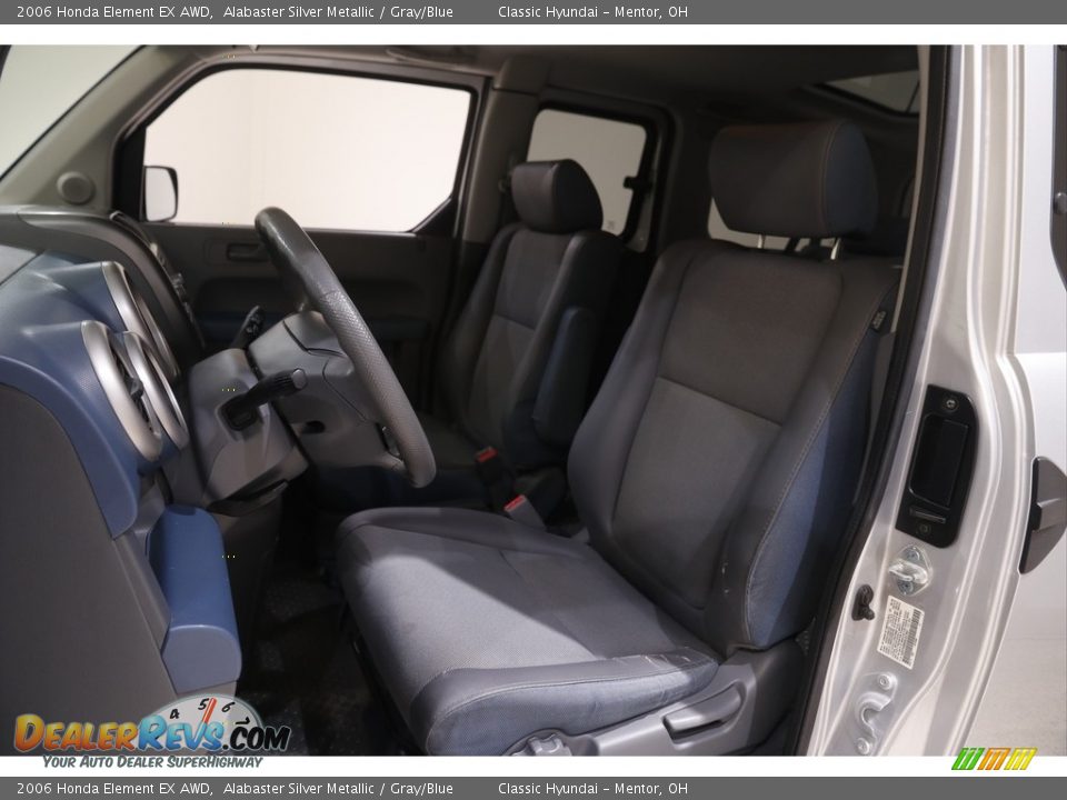 2006 Honda Element EX AWD Alabaster Silver Metallic / Gray/Blue Photo #5