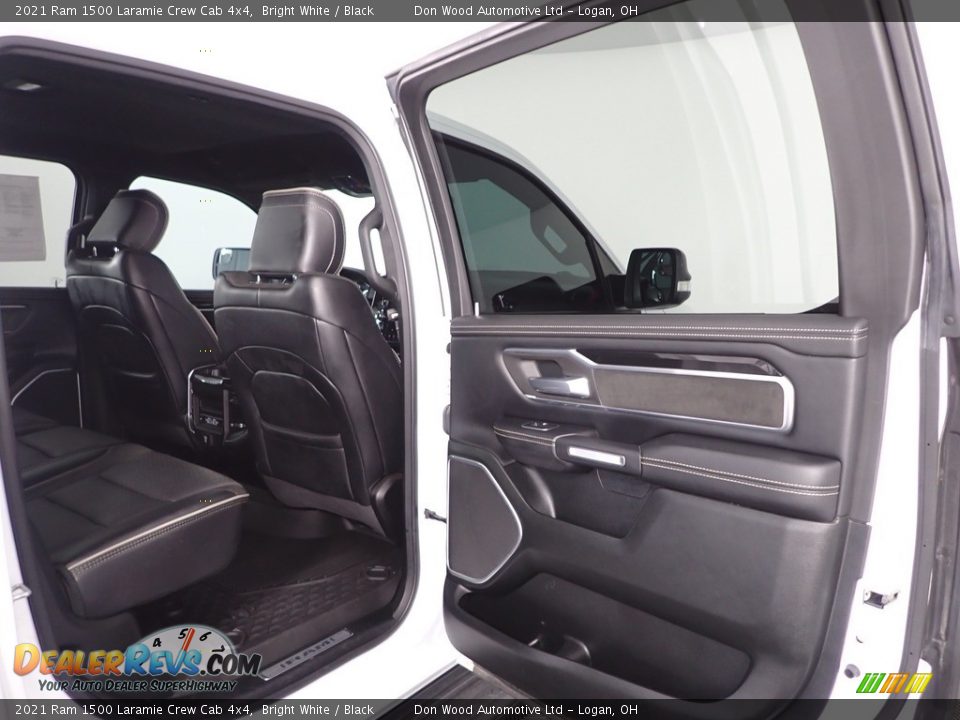 2021 Ram 1500 Laramie Crew Cab 4x4 Bright White / Black Photo #29