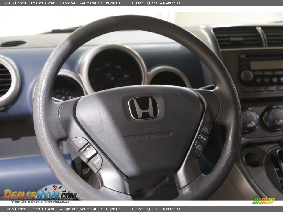 2006 Honda Element EX AWD Alabaster Silver Metallic / Gray/Blue Photo #7