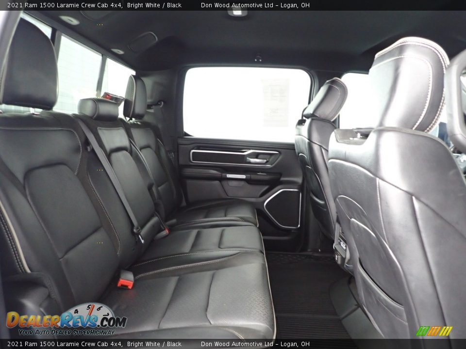 2021 Ram 1500 Laramie Crew Cab 4x4 Bright White / Black Photo #30