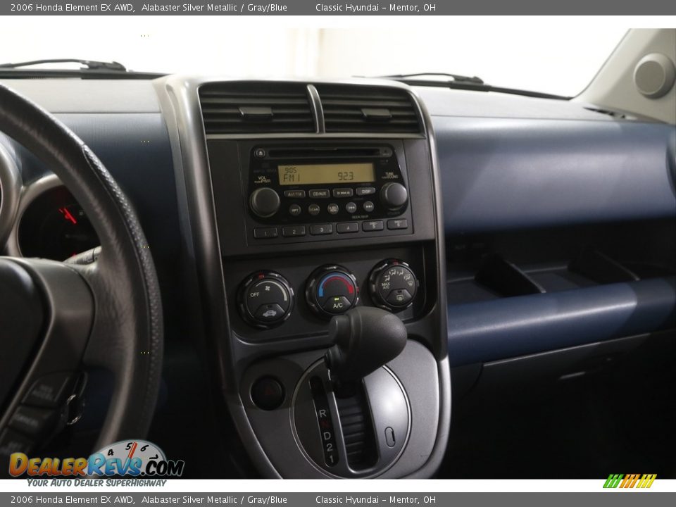 2006 Honda Element EX AWD Alabaster Silver Metallic / Gray/Blue Photo #9