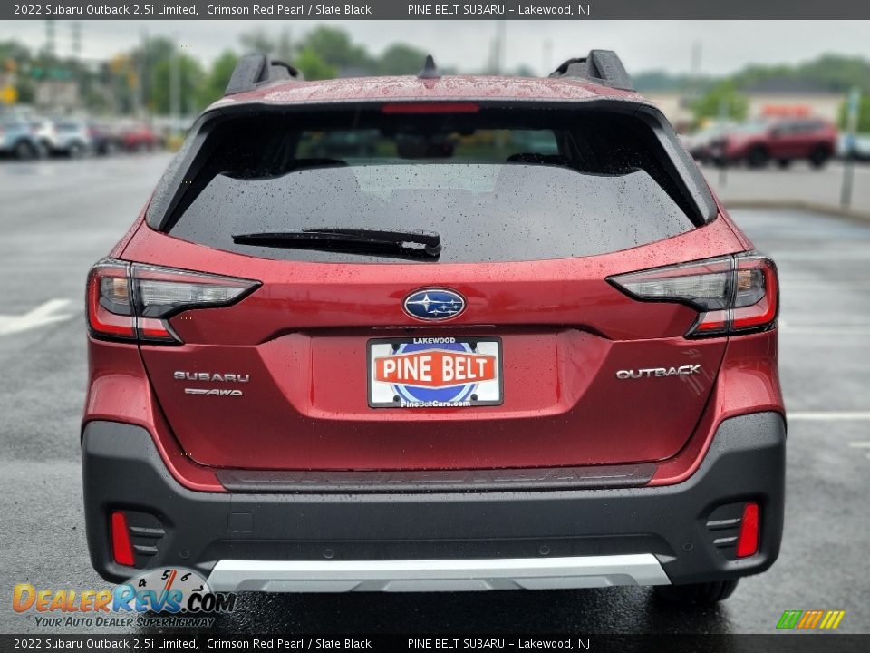 2022 Subaru Outback 2.5i Limited Crimson Red Pearl / Slate Black Photo #7