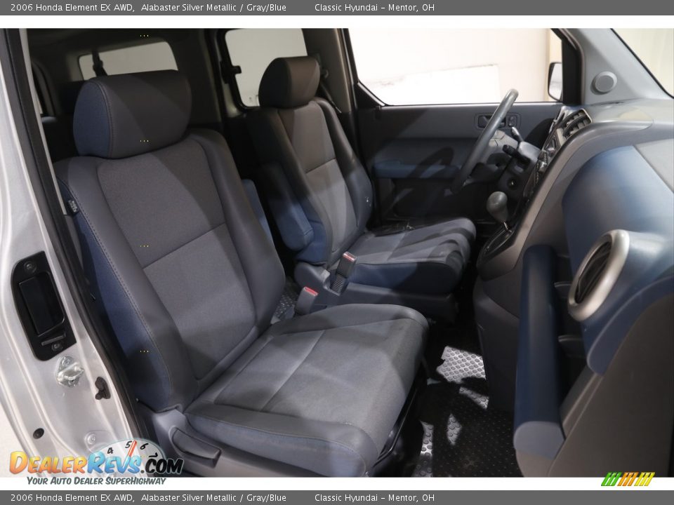 2006 Honda Element EX AWD Alabaster Silver Metallic / Gray/Blue Photo #12