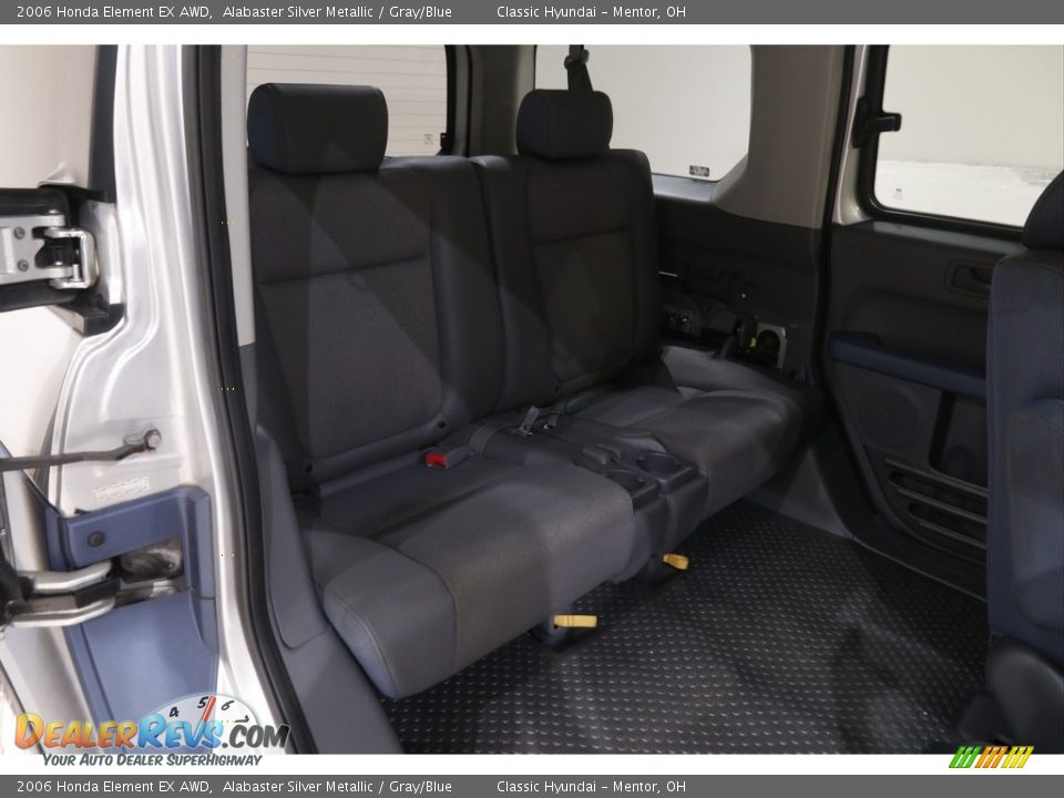 2006 Honda Element EX AWD Alabaster Silver Metallic / Gray/Blue Photo #13