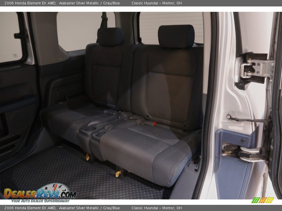 2006 Honda Element EX AWD Alabaster Silver Metallic / Gray/Blue Photo #14