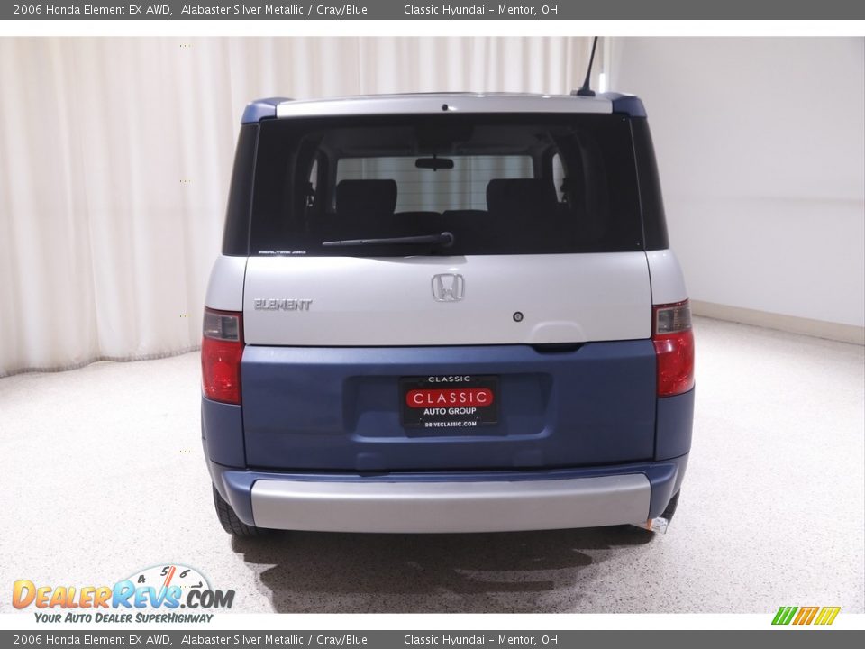 2006 Honda Element EX AWD Alabaster Silver Metallic / Gray/Blue Photo #15