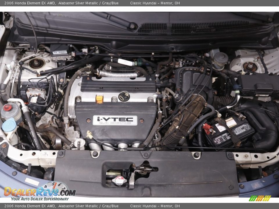 2006 Honda Element EX AWD Alabaster Silver Metallic / Gray/Blue Photo #16