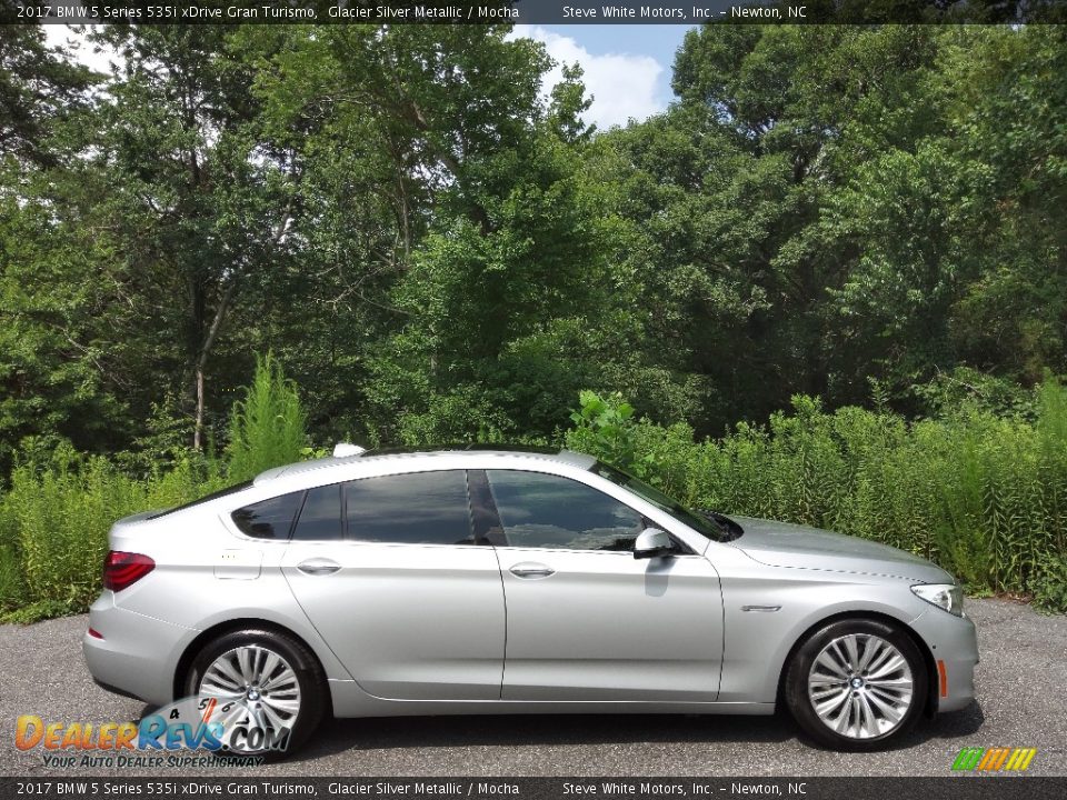 Glacier Silver Metallic 2017 BMW 5 Series 535i xDrive Gran Turismo Photo #5