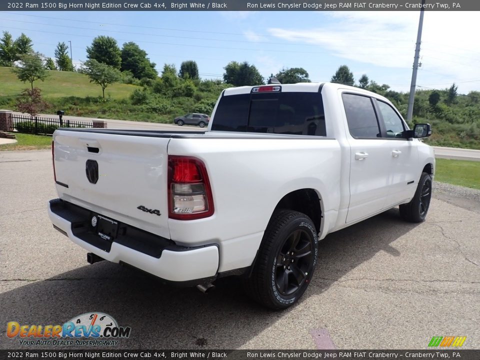 2022 Ram 1500 Big Horn Night Edition Crew Cab 4x4 Bright White / Black Photo #5