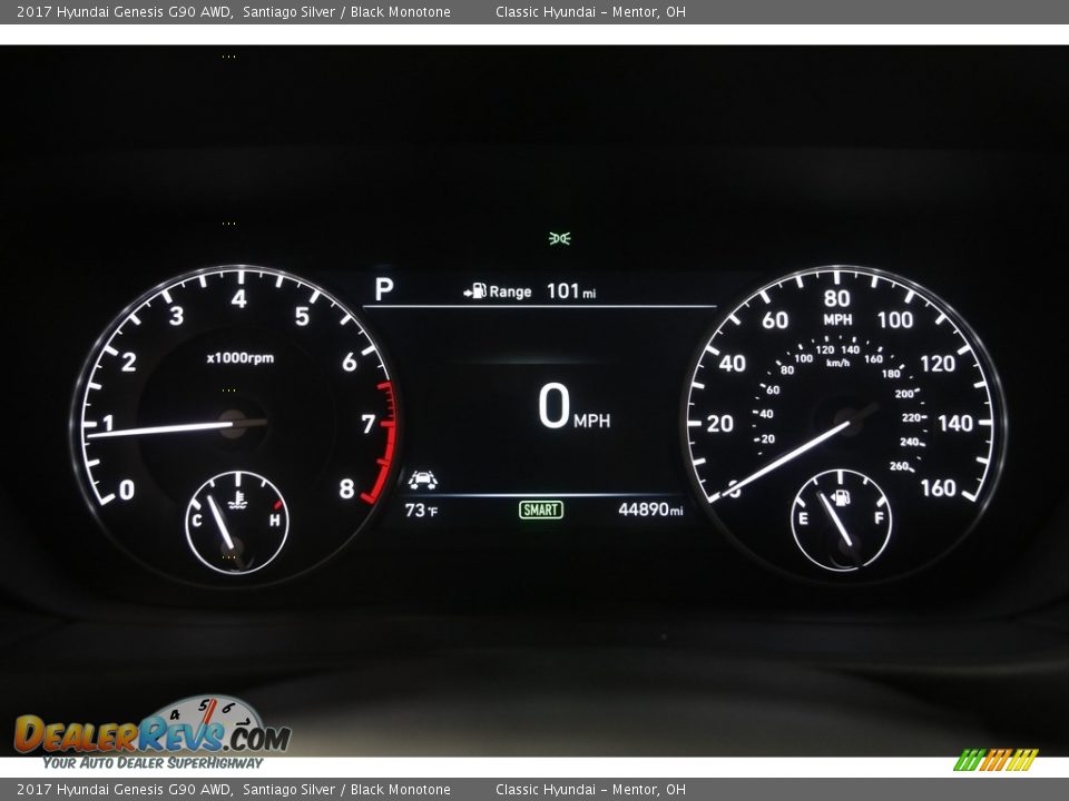 2017 Hyundai Genesis G90 AWD Gauges Photo #8