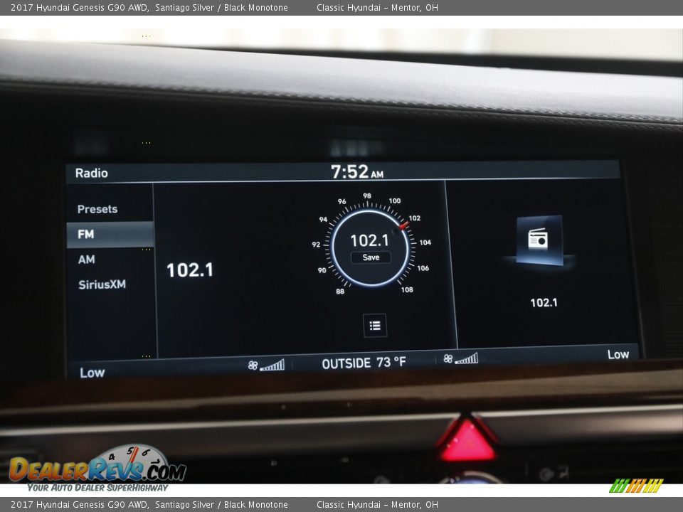 Controls of 2017 Hyundai Genesis G90 AWD Photo #11