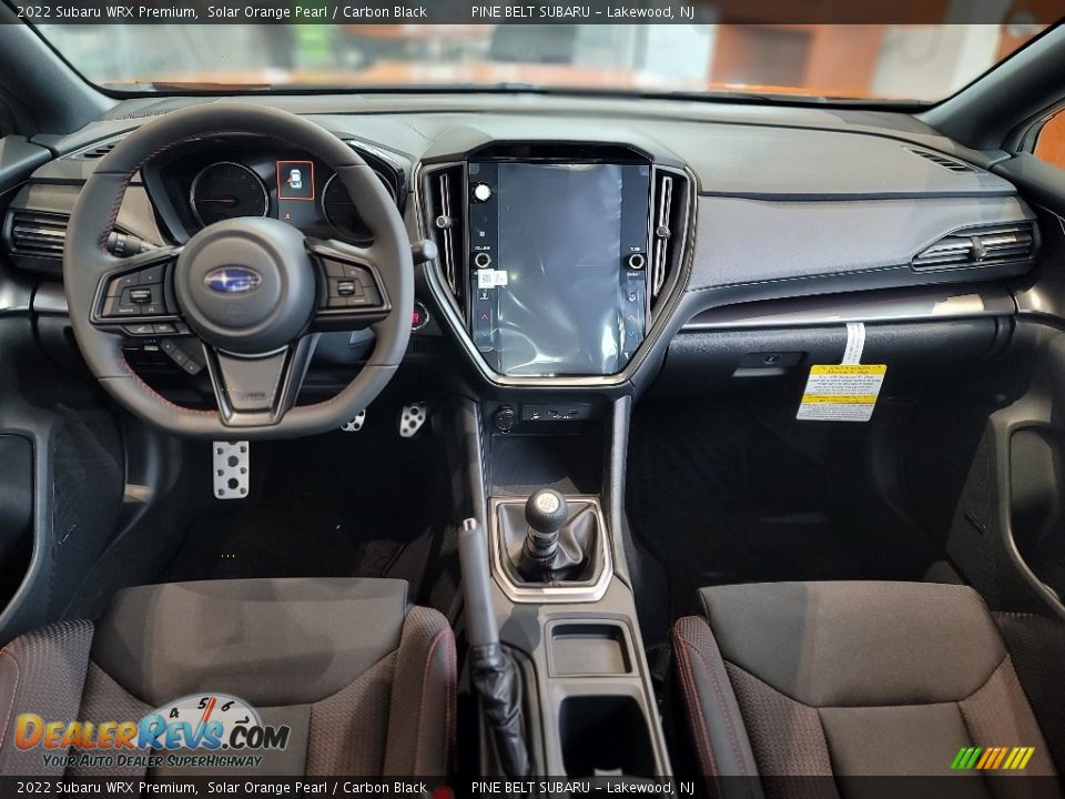 Carbon Black Interior - 2022 Subaru WRX Premium Photo #13