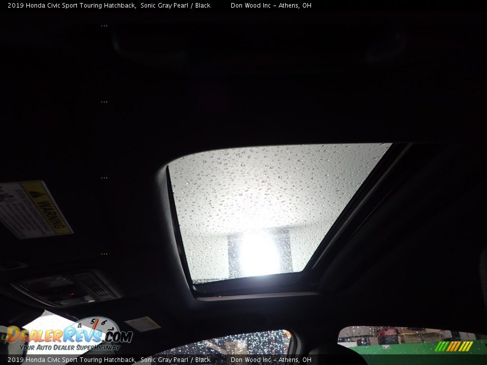 2019 Honda Civic Sport Touring Hatchback Sonic Gray Pearl / Black Photo #5