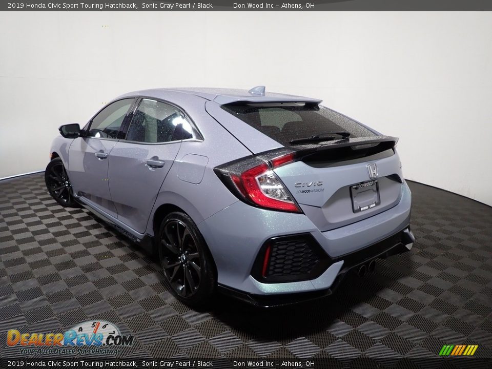 2019 Honda Civic Sport Touring Hatchback Sonic Gray Pearl / Black Photo #8