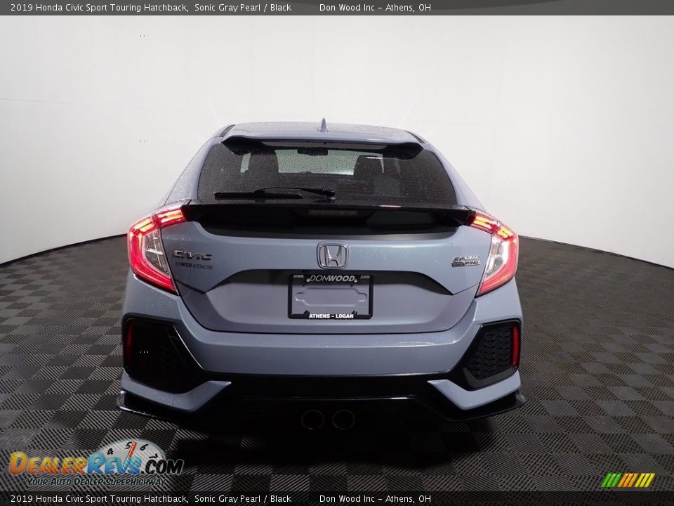 2019 Honda Civic Sport Touring Hatchback Sonic Gray Pearl / Black Photo #9