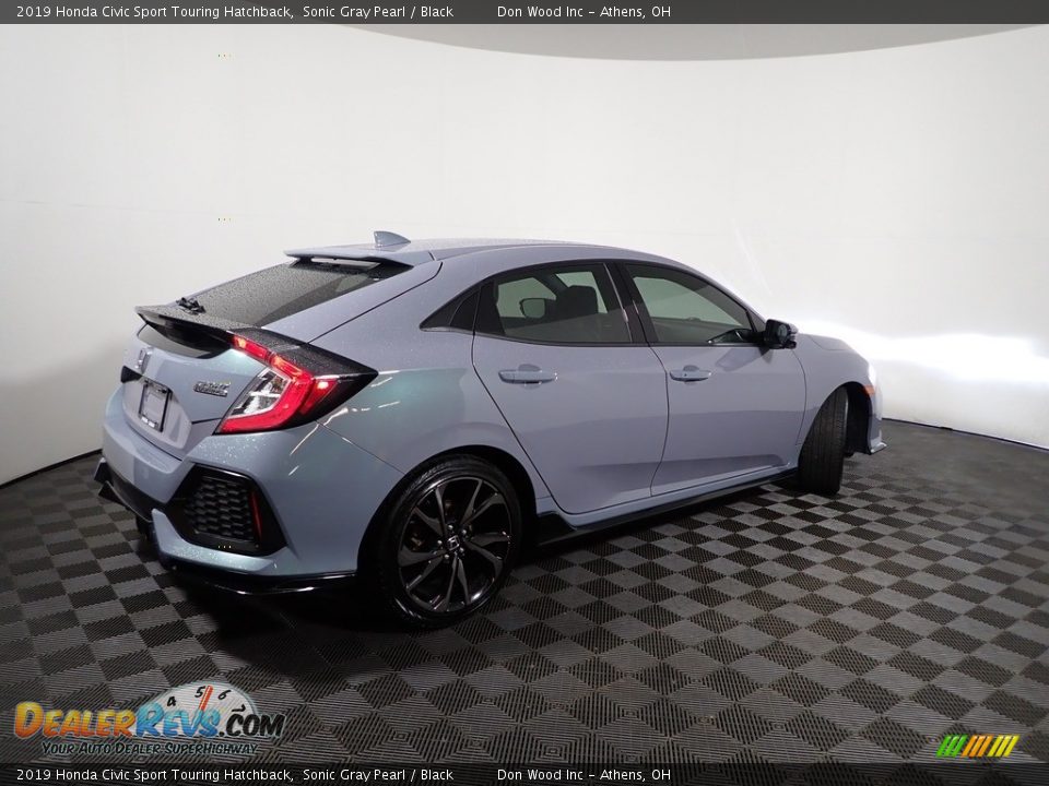 2019 Honda Civic Sport Touring Hatchback Sonic Gray Pearl / Black Photo #12