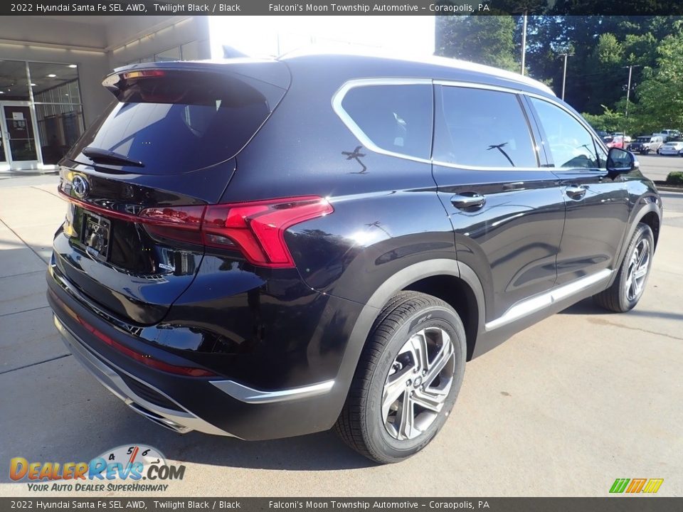 2022 Hyundai Santa Fe SEL AWD Twilight Black / Black Photo #2