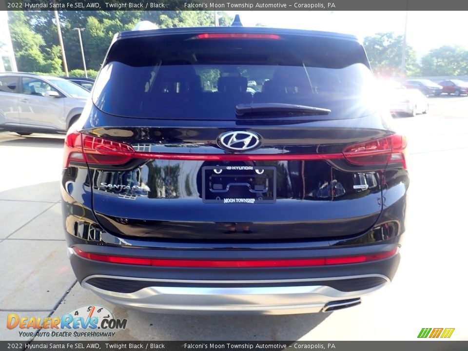 2022 Hyundai Santa Fe SEL AWD Twilight Black / Black Photo #3