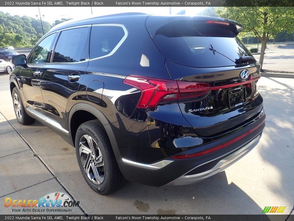 2022 Hyundai Santa Fe SEL AWD Twilight Black / Black Photo #5