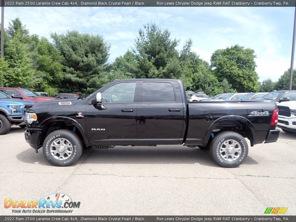 2022 Ram 2500 Laramie Crew Cab 4x4 Diamond Black Crystal Pearl / Black Photo #2