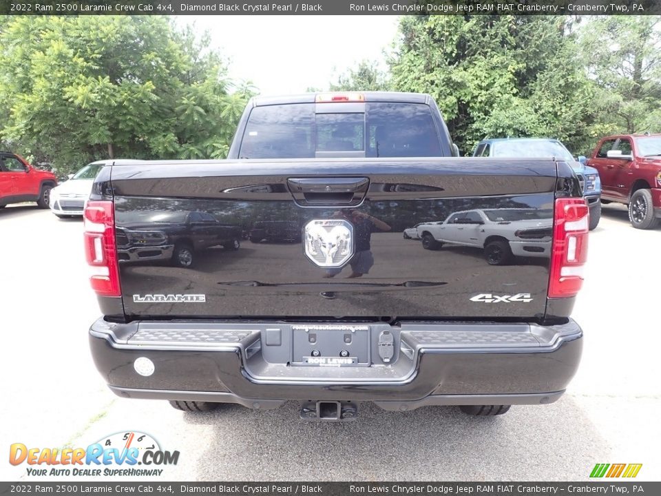 2022 Ram 2500 Laramie Crew Cab 4x4 Diamond Black Crystal Pearl / Black Photo #4