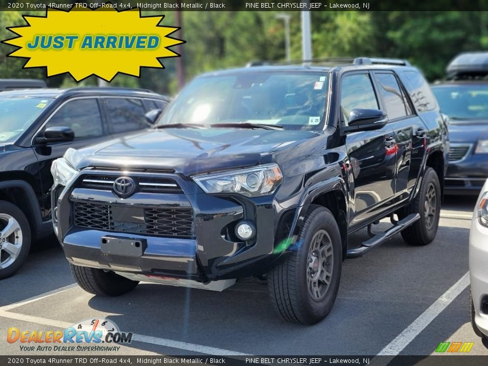 2020 Toyota 4Runner TRD Off-Road 4x4 Midnight Black Metallic / Black Photo #1