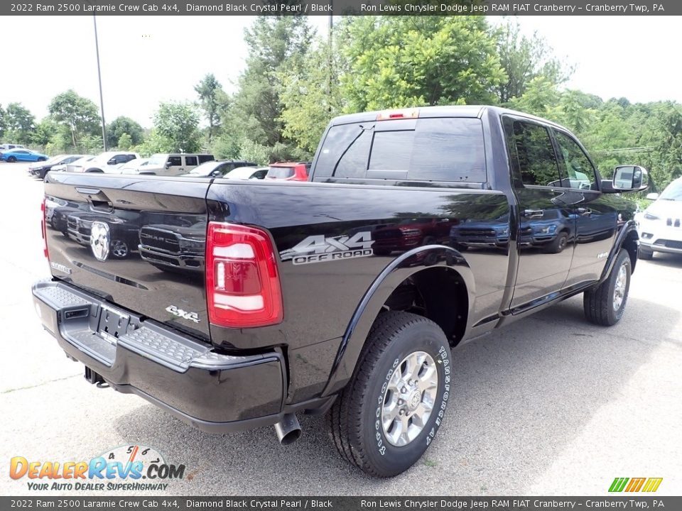 2022 Ram 2500 Laramie Crew Cab 4x4 Diamond Black Crystal Pearl / Black Photo #5