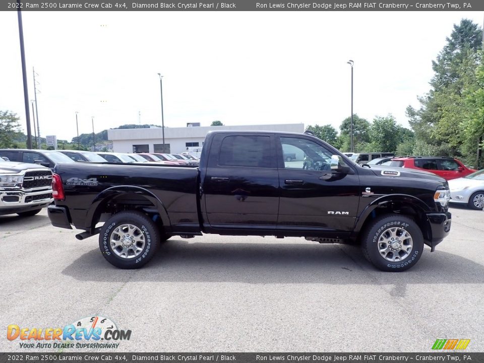 2022 Ram 2500 Laramie Crew Cab 4x4 Diamond Black Crystal Pearl / Black Photo #6