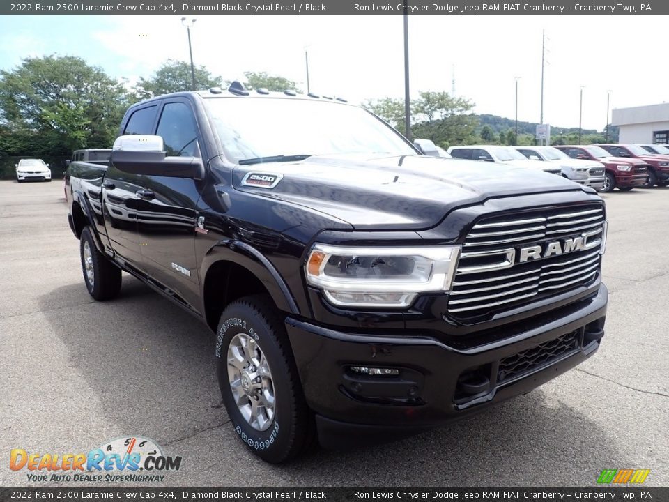 2022 Ram 2500 Laramie Crew Cab 4x4 Diamond Black Crystal Pearl / Black Photo #7