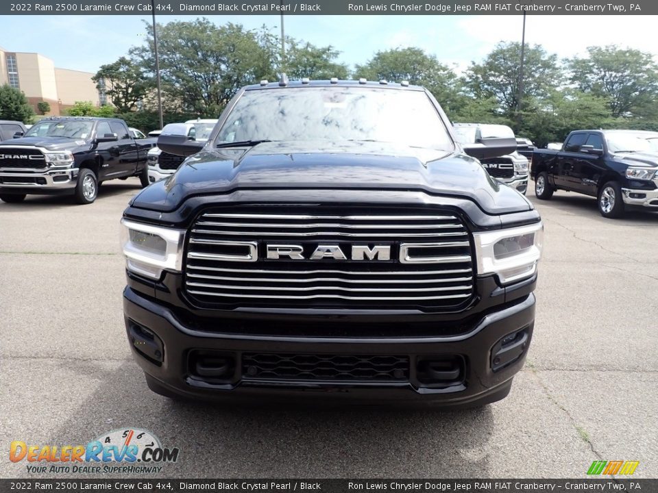 2022 Ram 2500 Laramie Crew Cab 4x4 Diamond Black Crystal Pearl / Black Photo #8