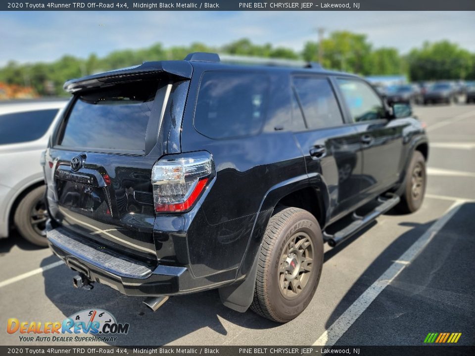 2020 Toyota 4Runner TRD Off-Road 4x4 Midnight Black Metallic / Black Photo #4