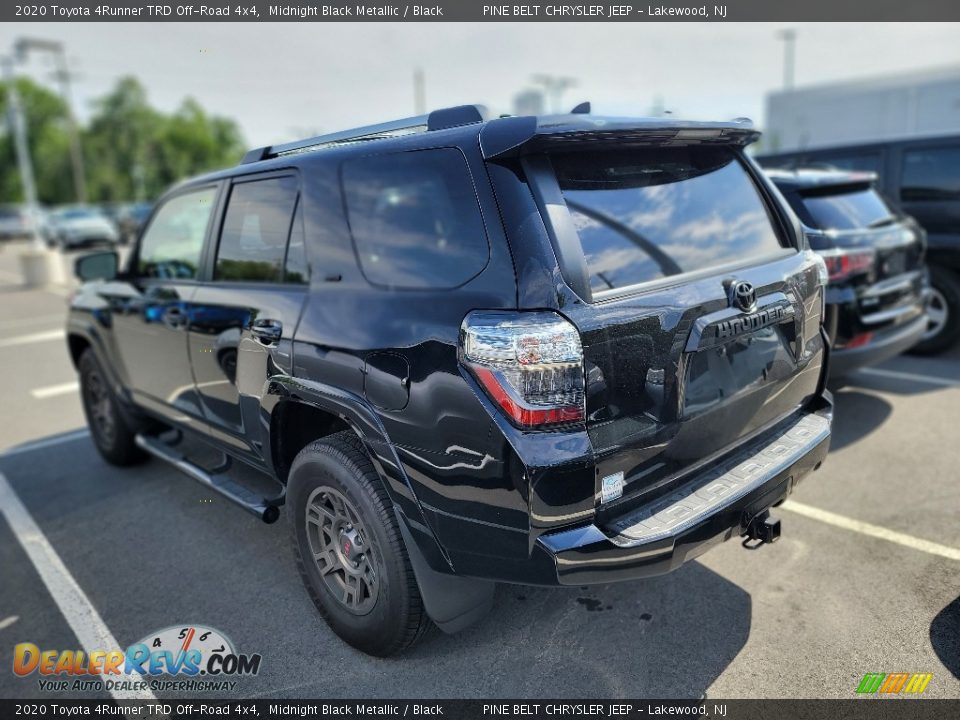 2020 Toyota 4Runner TRD Off-Road 4x4 Midnight Black Metallic / Black Photo #5