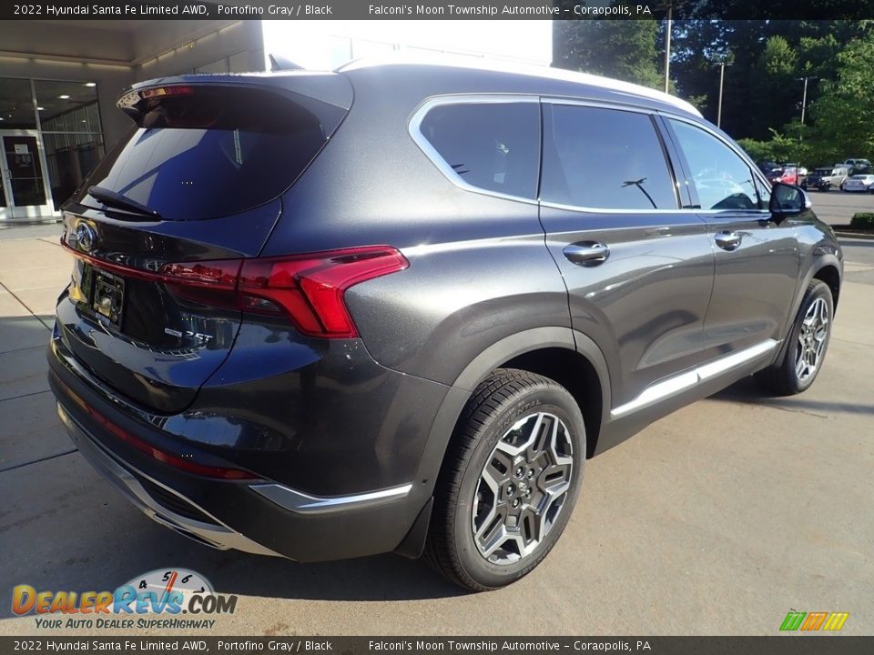 2022 Hyundai Santa Fe Limited AWD Portofino Gray / Black Photo #2