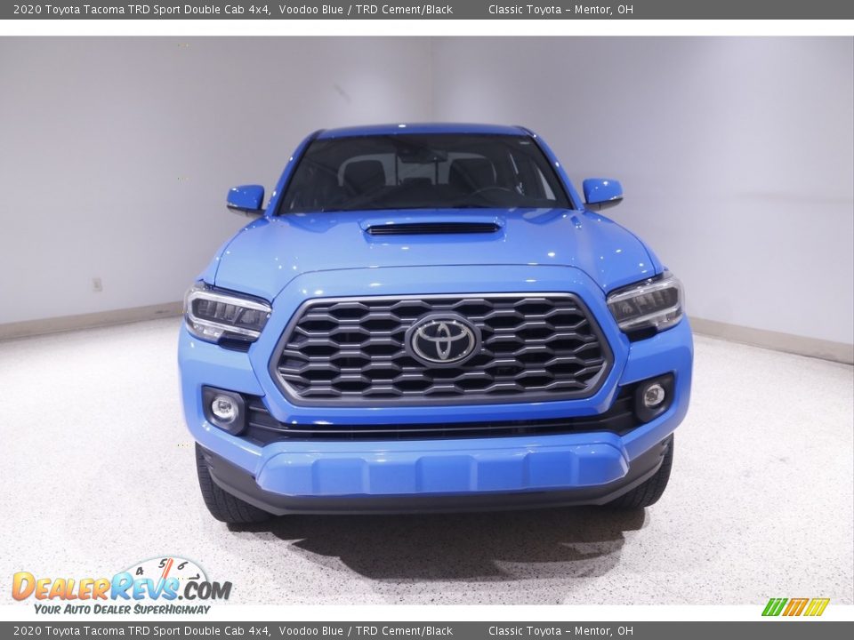 2020 Toyota Tacoma TRD Sport Double Cab 4x4 Voodoo Blue / TRD Cement/Black Photo #2