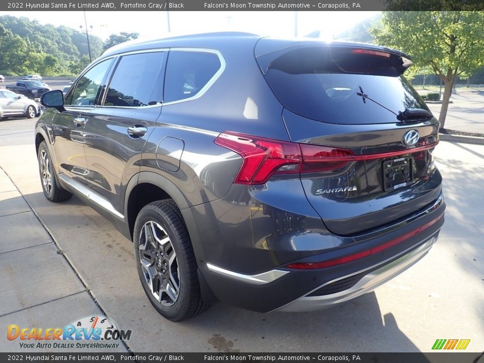 2022 Hyundai Santa Fe Limited AWD Portofino Gray / Black Photo #5