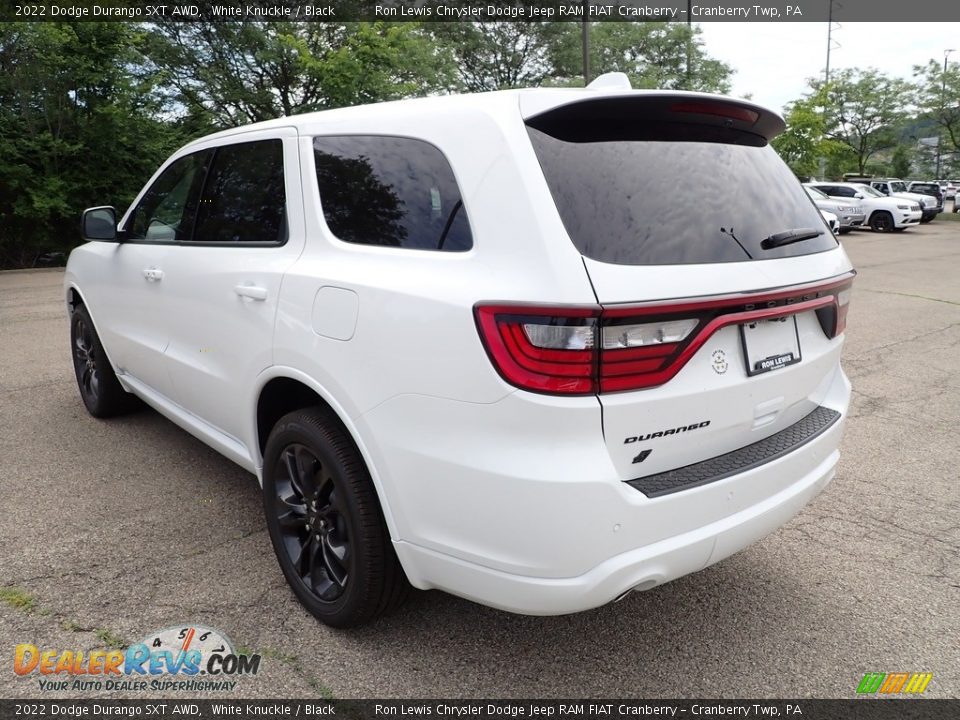 2022 Dodge Durango SXT AWD White Knuckle / Black Photo #3