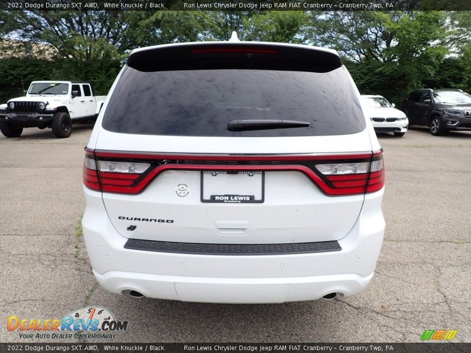 2022 Dodge Durango SXT AWD White Knuckle / Black Photo #4