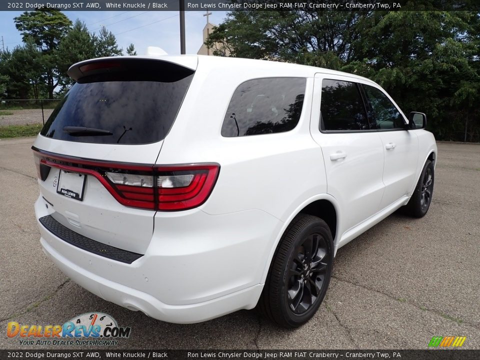 2022 Dodge Durango SXT AWD White Knuckle / Black Photo #5