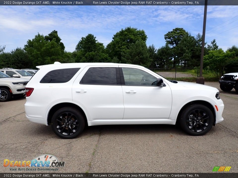 2022 Dodge Durango SXT AWD White Knuckle / Black Photo #6