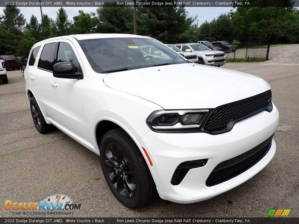 2022 Dodge Durango SXT AWD White Knuckle / Black Photo #7