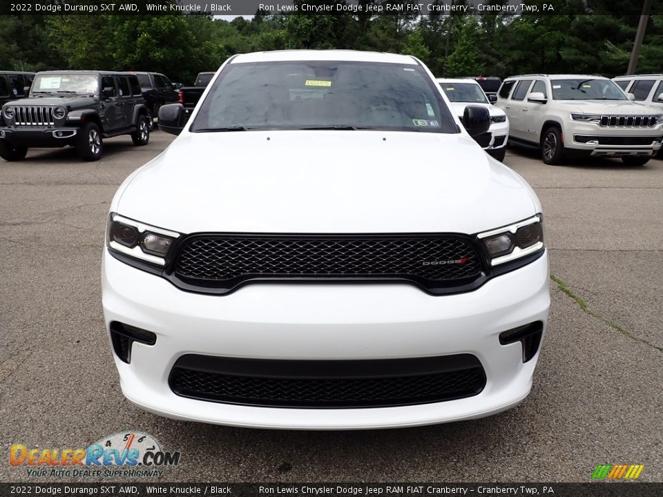 2022 Dodge Durango SXT AWD White Knuckle / Black Photo #8