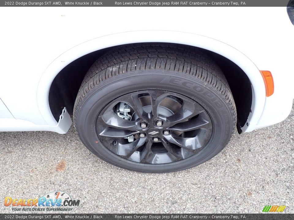 2022 Dodge Durango SXT AWD White Knuckle / Black Photo #9