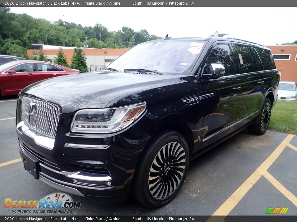 Front 3/4 View of 2020 Lincoln Navigator L Black Label 4x4 Photo #1