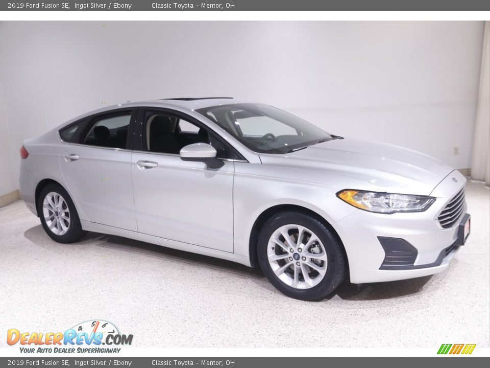 2019 Ford Fusion SE Ingot Silver / Ebony Photo #1