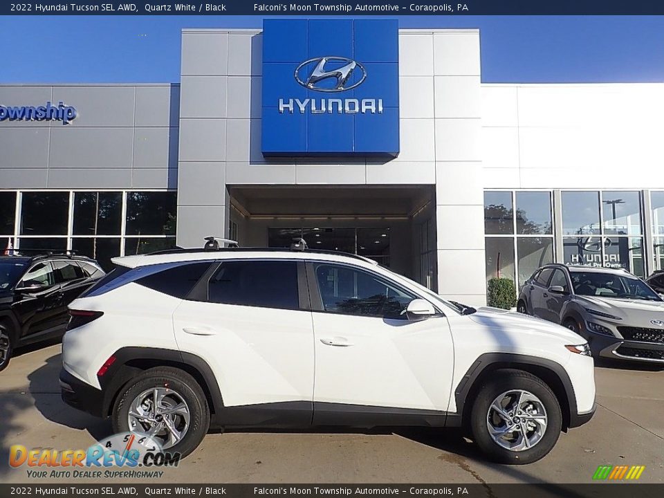 2022 Hyundai Tucson SEL AWD Quartz White / Black Photo #1