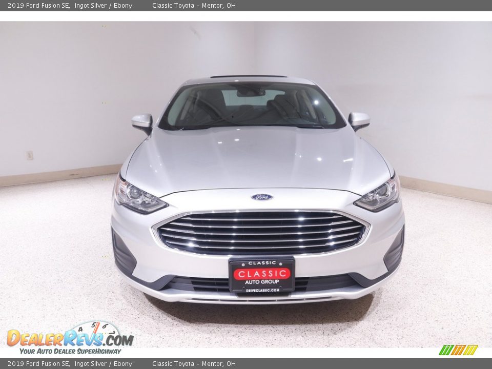 2019 Ford Fusion SE Ingot Silver / Ebony Photo #2