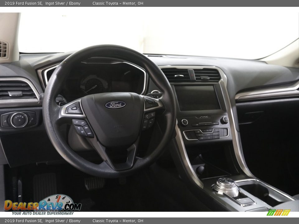 2019 Ford Fusion SE Ingot Silver / Ebony Photo #7