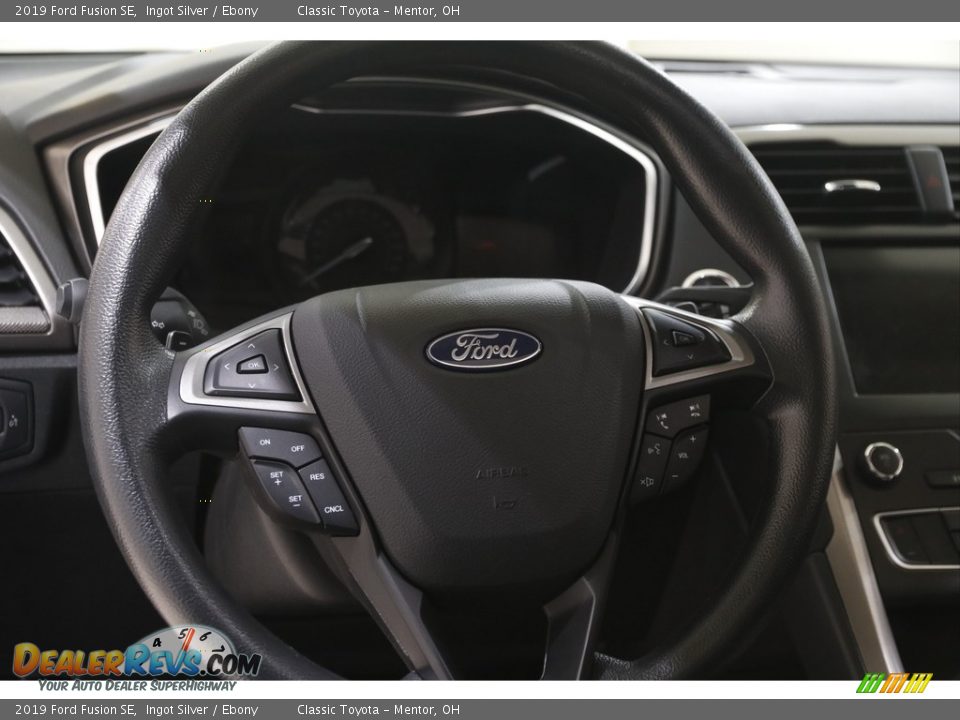 2019 Ford Fusion SE Ingot Silver / Ebony Photo #8