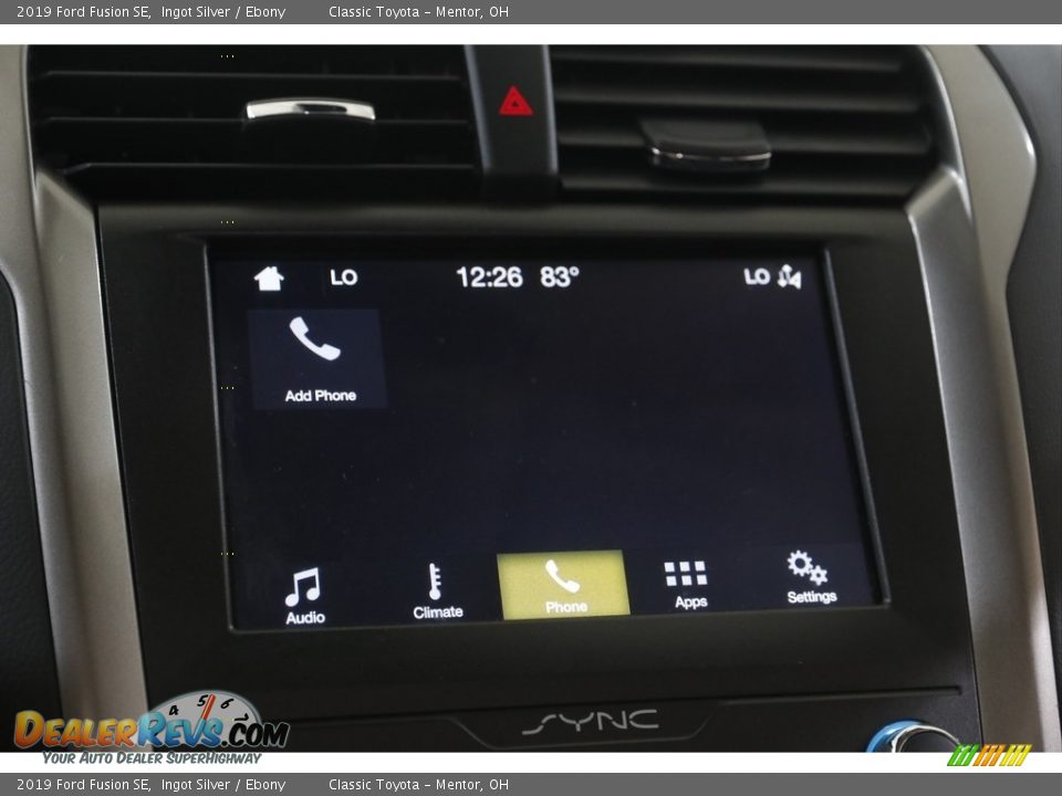 2019 Ford Fusion SE Ingot Silver / Ebony Photo #13