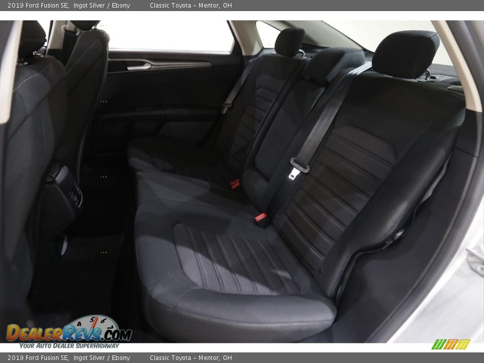 2019 Ford Fusion SE Ingot Silver / Ebony Photo #19